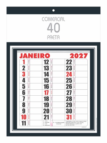Comercial 40 - Preto