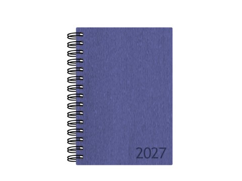 Agenda Aço Escovado 2027 - Azul