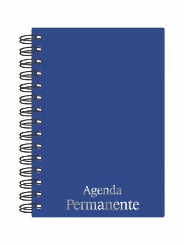 Agenda Permanente wire-o Azul