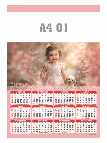 Calendário - A4 01