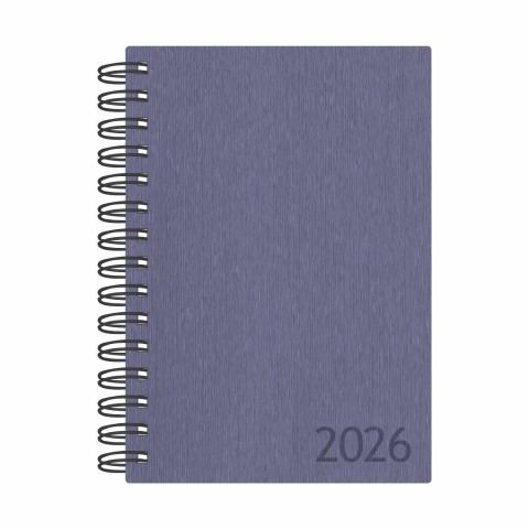 Agenda 2026 wire-o Escovada Azul