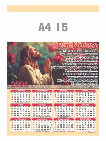 Calendário - A4 15