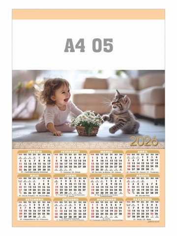 Calendário - A4 05