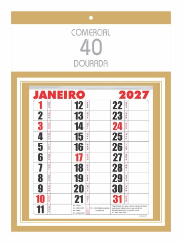 Comercial 40 - Dourado