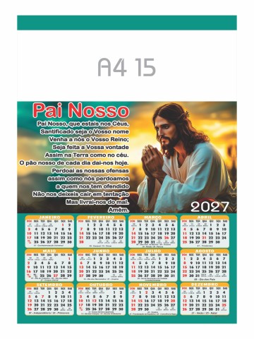 Calendário - A4 15