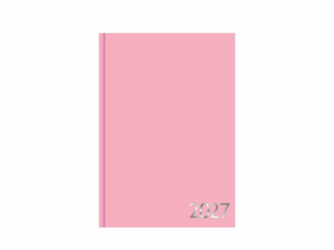 Agenda Costurada Lisa - Rosa