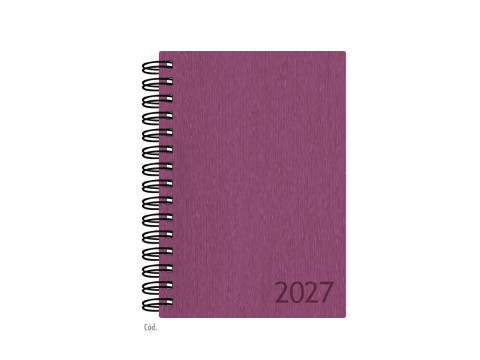 Agenda Aço Escovado 2027 - Vinho