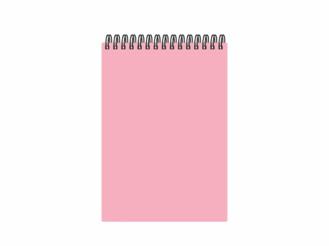 Caderno Wire-o Superior Rosa