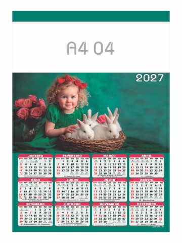 Calendário - A4 04