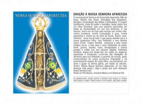Oração de Promessa - Nossa Senhora de Aparecida