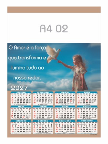 Calendário - A4 02