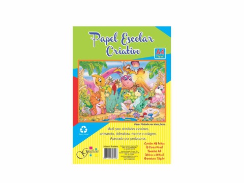 Papel escolar criativo