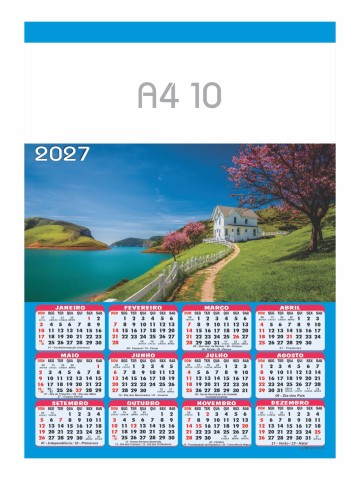 Calendário - A4 10