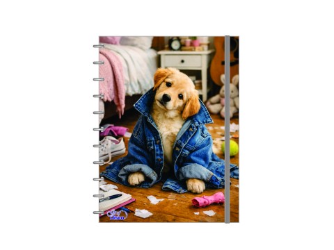 Caderno Graf-Disco Estampado Dog