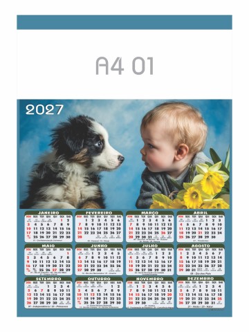 Calendário - A4 01