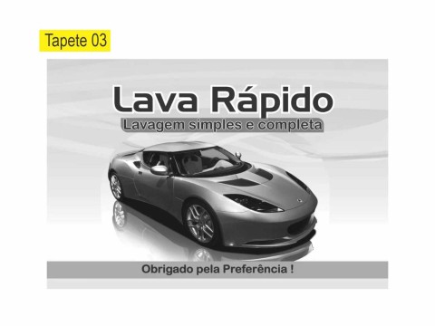 Tapete de Papel Automotivo - Modelo 03