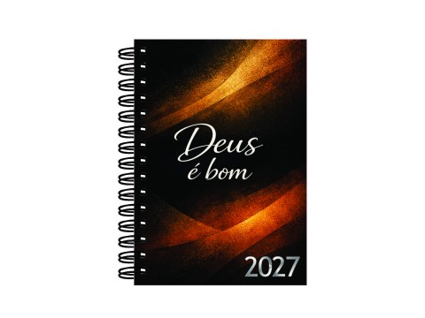 Agenda e Mini Agenda Estampa - Deus é bom