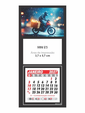 Calendário de Geladeira - Mini 23