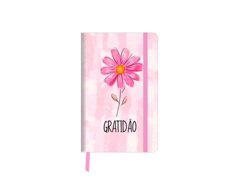 Caderneta Estampada P e G - Gratidão