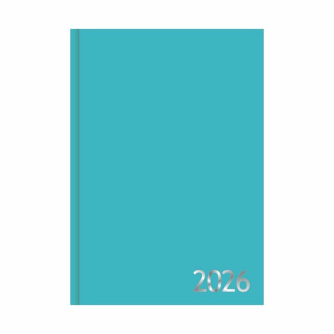 Agenda 2026 Costurada Azul Tiffany