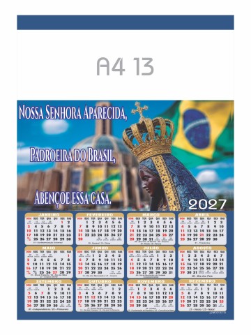 Calendário - A4 13