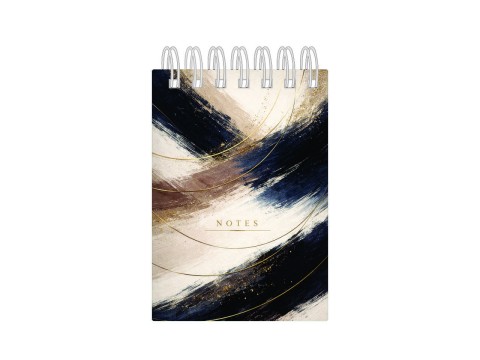 Bloco Rascunho Wire-o Estampa - Notes Dourada