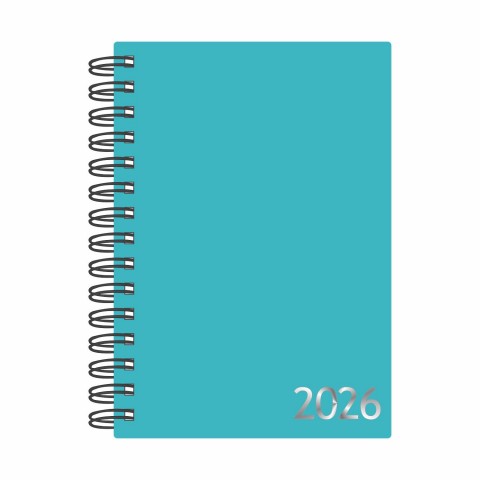 Agenda 2026 Azul Tiffany Wire-o