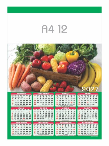 Calendário - A4 12
