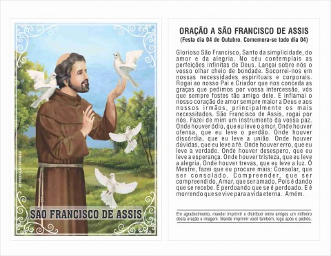 Oração de Promessa - São Francisco de Assis