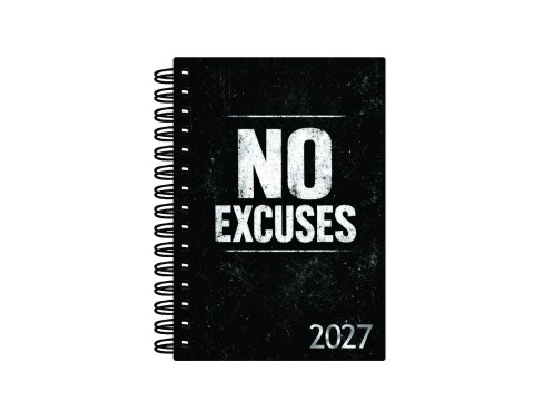 Agenda e Mini Agenda Estampa - No Excuses