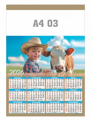 Calendário - A4 03