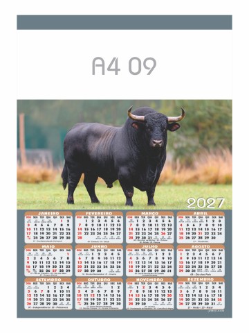 Calendário - A4 09
