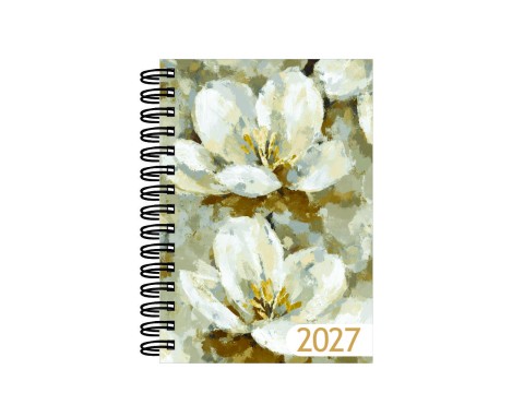 Agenda Estampa - Flores Pintura