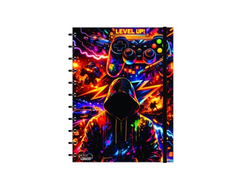 Caderno Graf-Disco Estampado Game