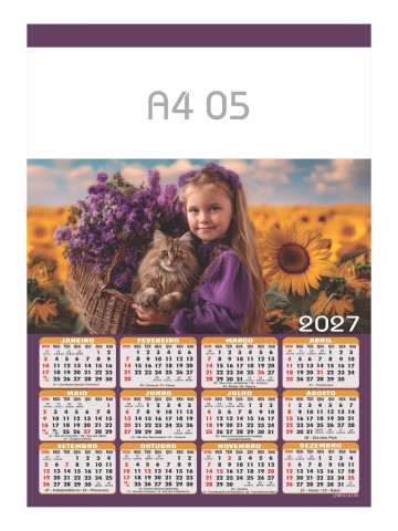 Calendário - A4 05