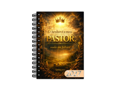 Agenda e Mini Agenda Estampa - Salmo 23:1