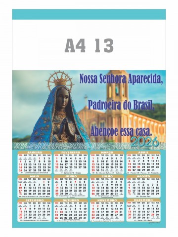 Calendário - A4 13