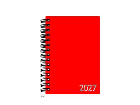 Agenda 2026 Vermelha Wire-o