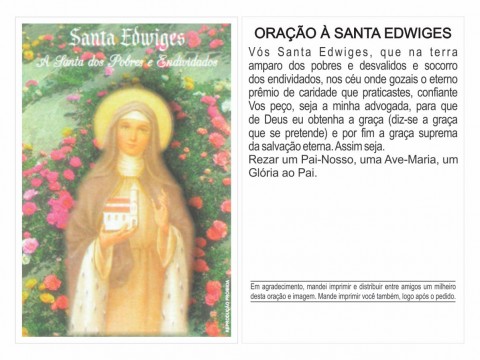Oração de Promessa - Santa Edwirges