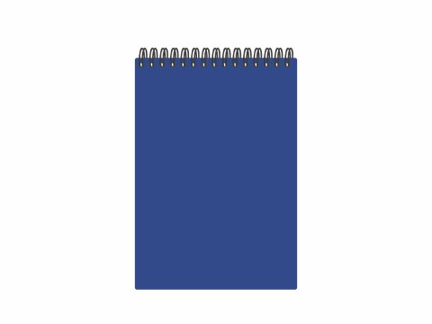 Caderno Wire-o Superior Azul Marinho