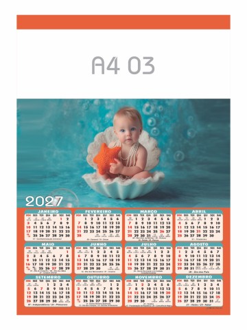 Calendário - A4 03