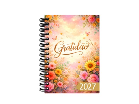 Agenda e Mini Agenda Estampa - Gratidão