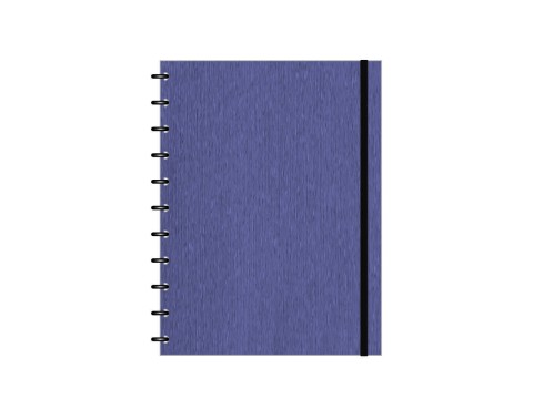 Caderno Graf-Disco Escovado Azul