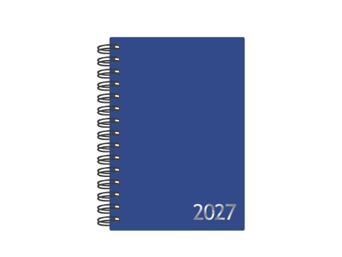 Mini Agenda Wire-o Cores - Azul Marinho